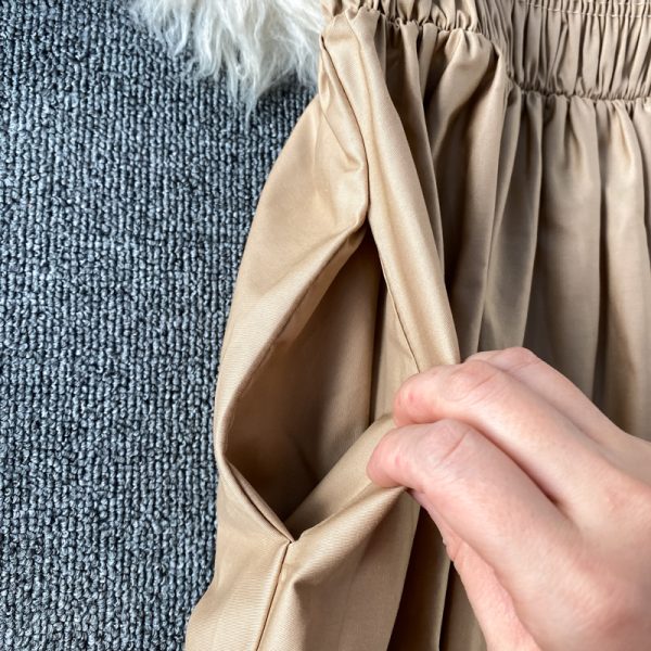 Summer New Fashion Solid Color Waist Tight Slimming Small High Waist off-Shoulder Pleated Tube Top Dress Short Skirt - Image 5