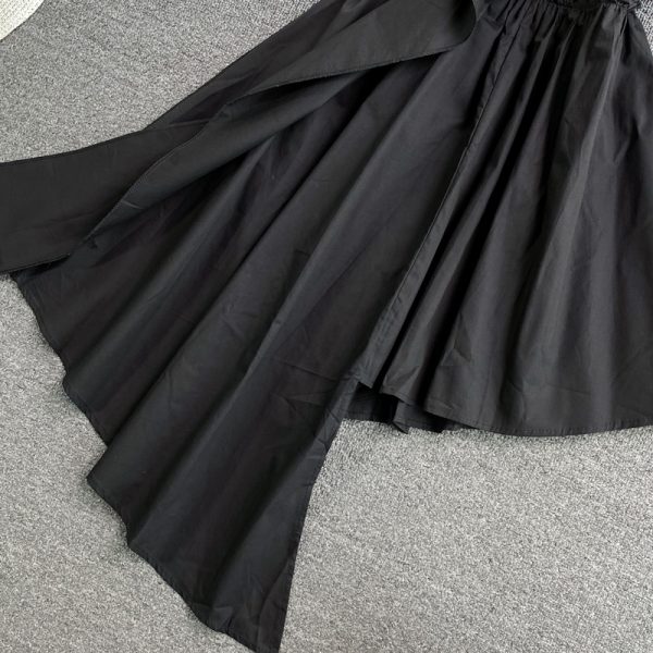 summer New French Minority Sweet Kikyou Dress Small Irregular White Skirt Female Fashion - Image 5