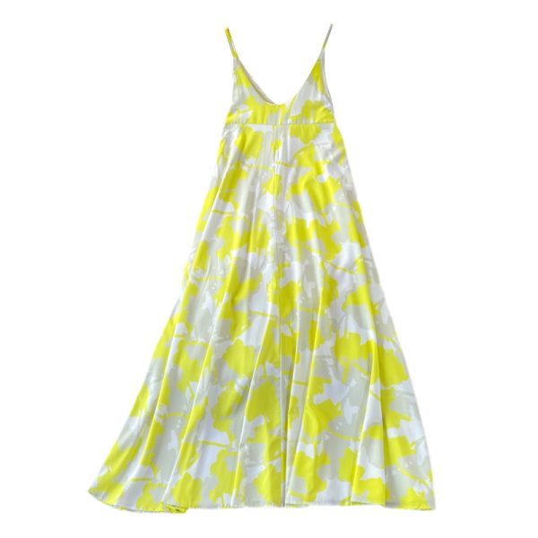 V-neck Printing Slip Dress Women ‘S Summer Loose Belly-Covering Seaside Holiday Beach Skirt Over The Knee Swing Long Dress - Image 6