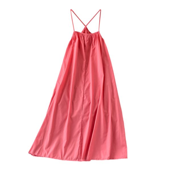 First love girl holiday suspender beautiful back beach dress new female summer seaside photo and put on long skirt halter dress - Image 6